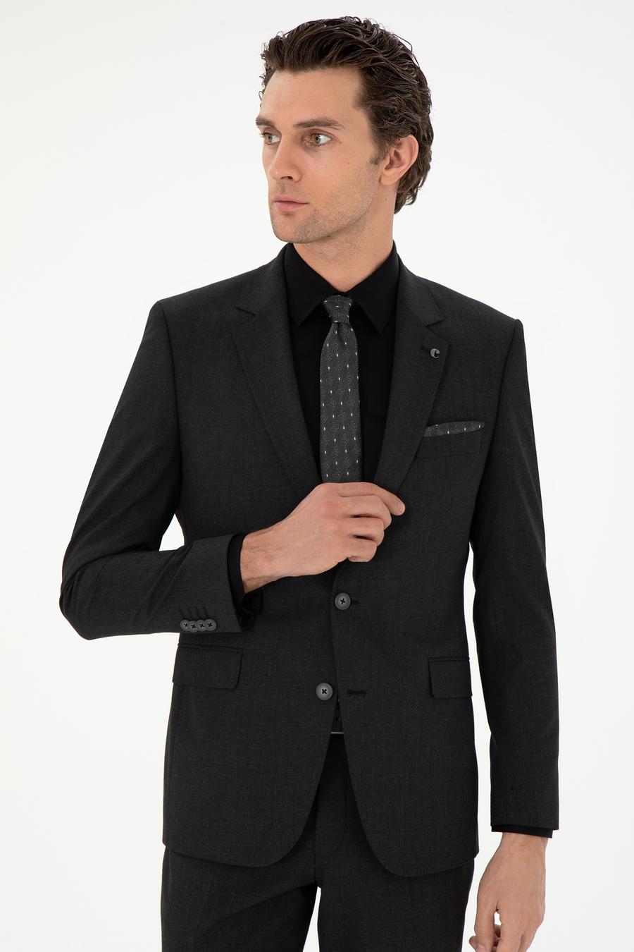 Antrasit Slim Fit Klasik Takım Elbise - 50310167011