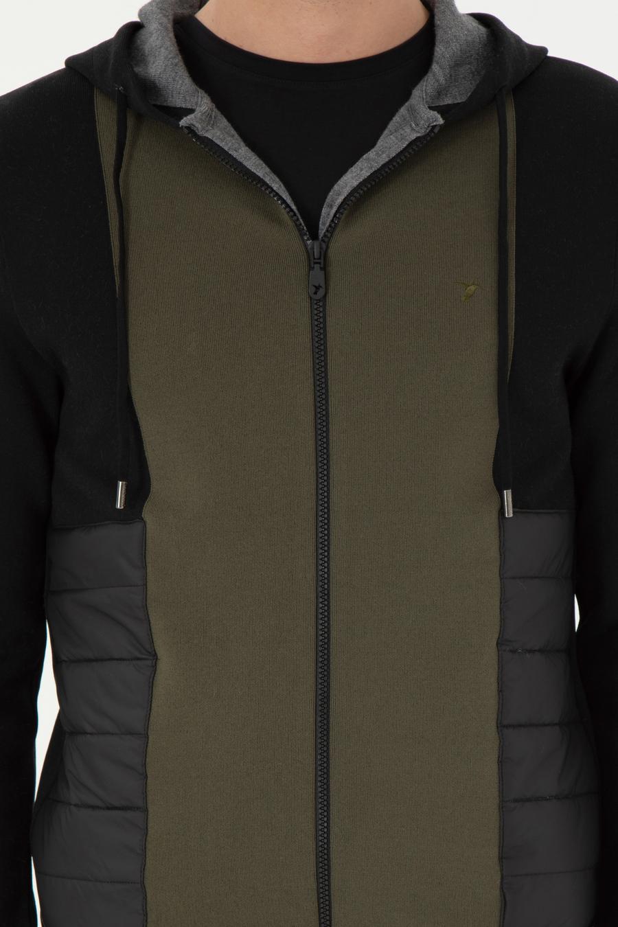 Siyah Regular Fit Triko Hırka - 50292502013