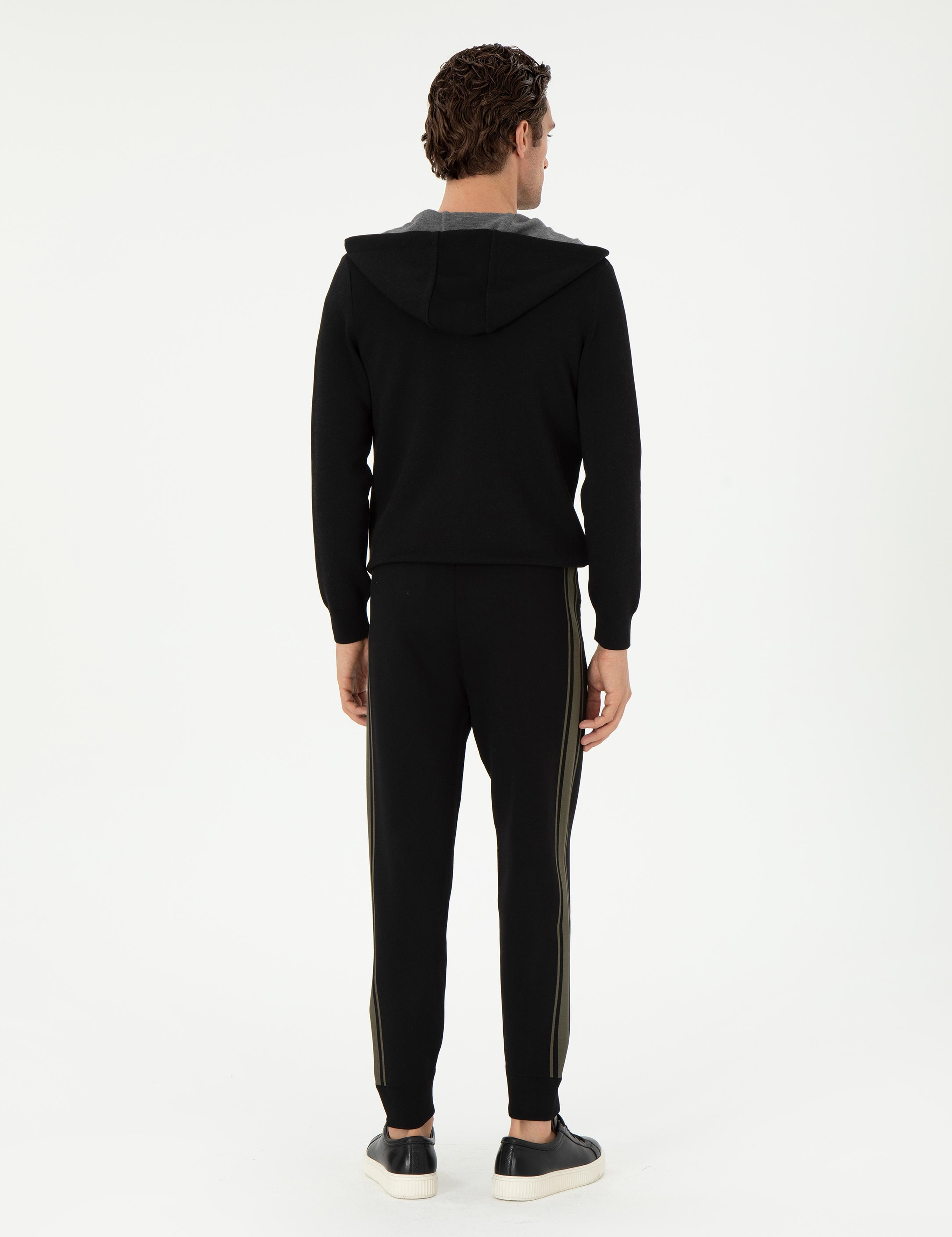 Siyah Jogging Fit Triko Pantolon - 50292492011