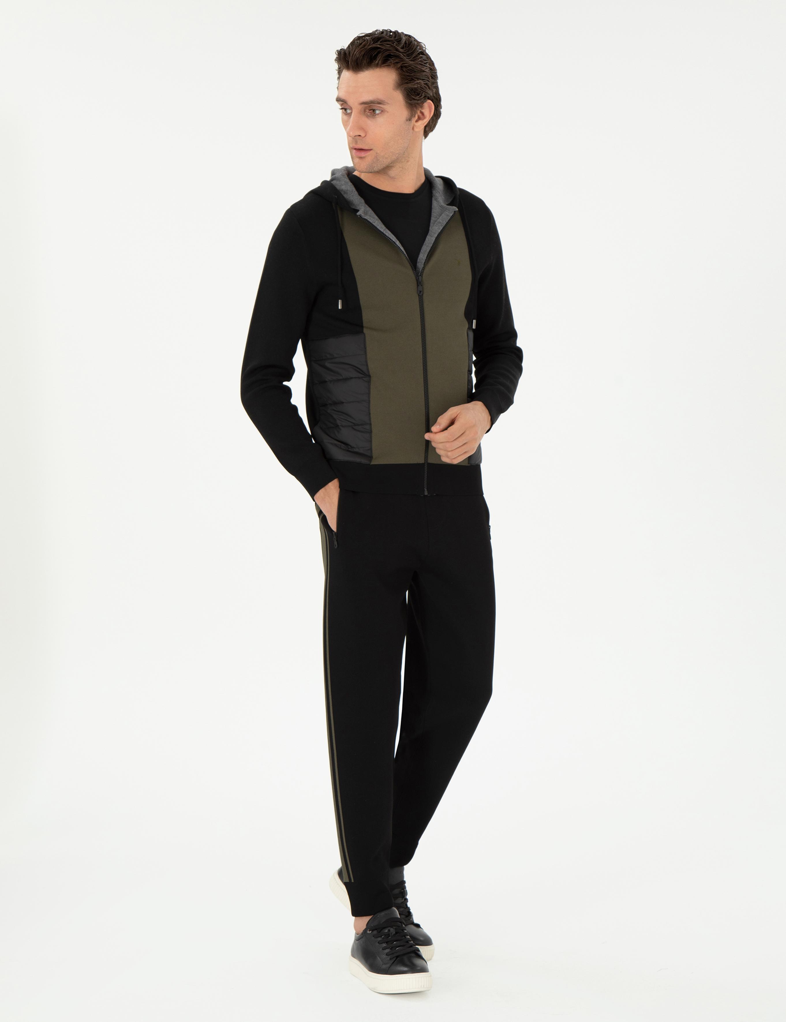 Siyah Jogging Fit Triko Pantolon - 50292492011