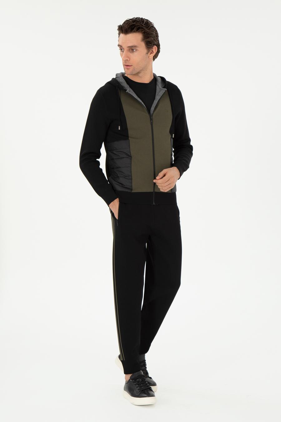 Siyah Jogging Fit Triko Pantolon - 50292492011