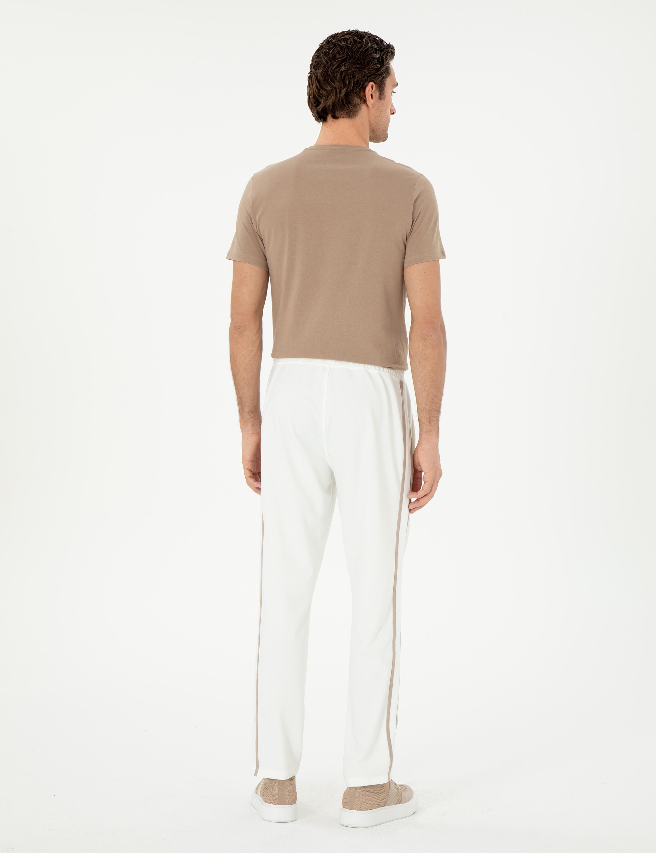 Ekru Regular Fit Düz Paça Eşofman Altı - 50300970022