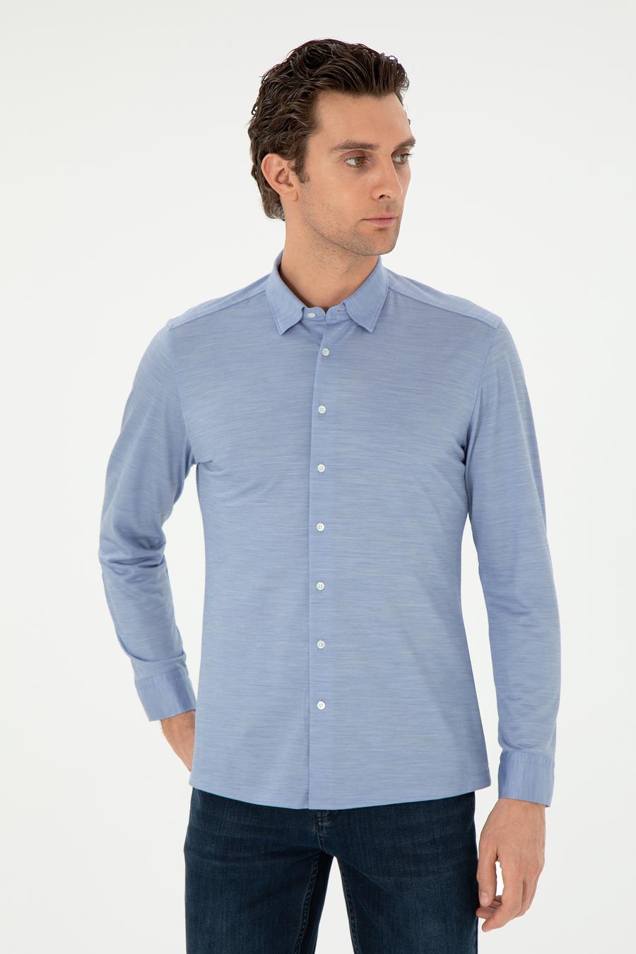 Mavi Slim Fit Uzun Kollu Gömlek - 50291362049