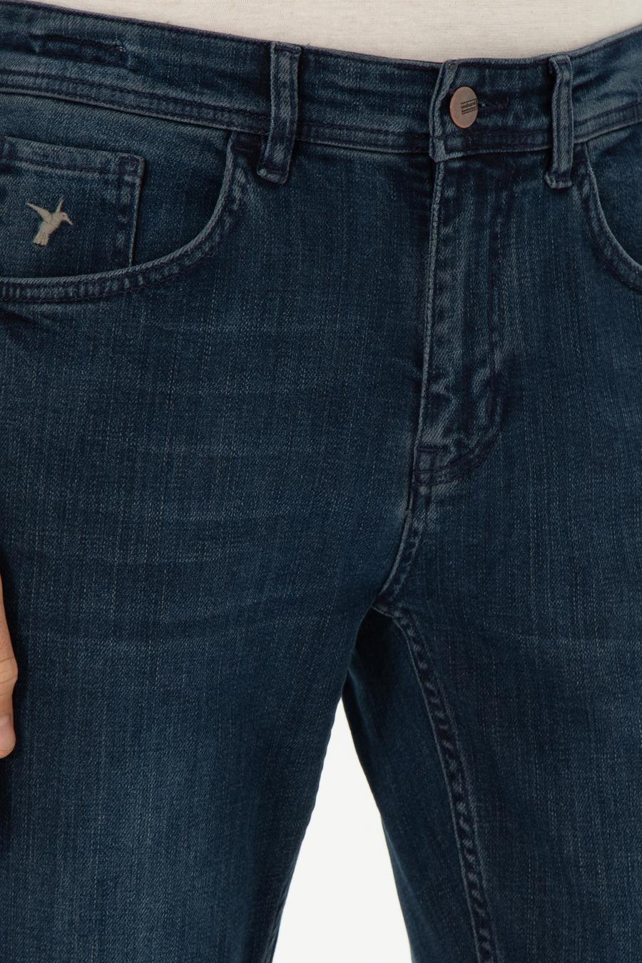 Lacivert Slim Fit Pamuk Karışımlı Jean Pantolon - 50309095062