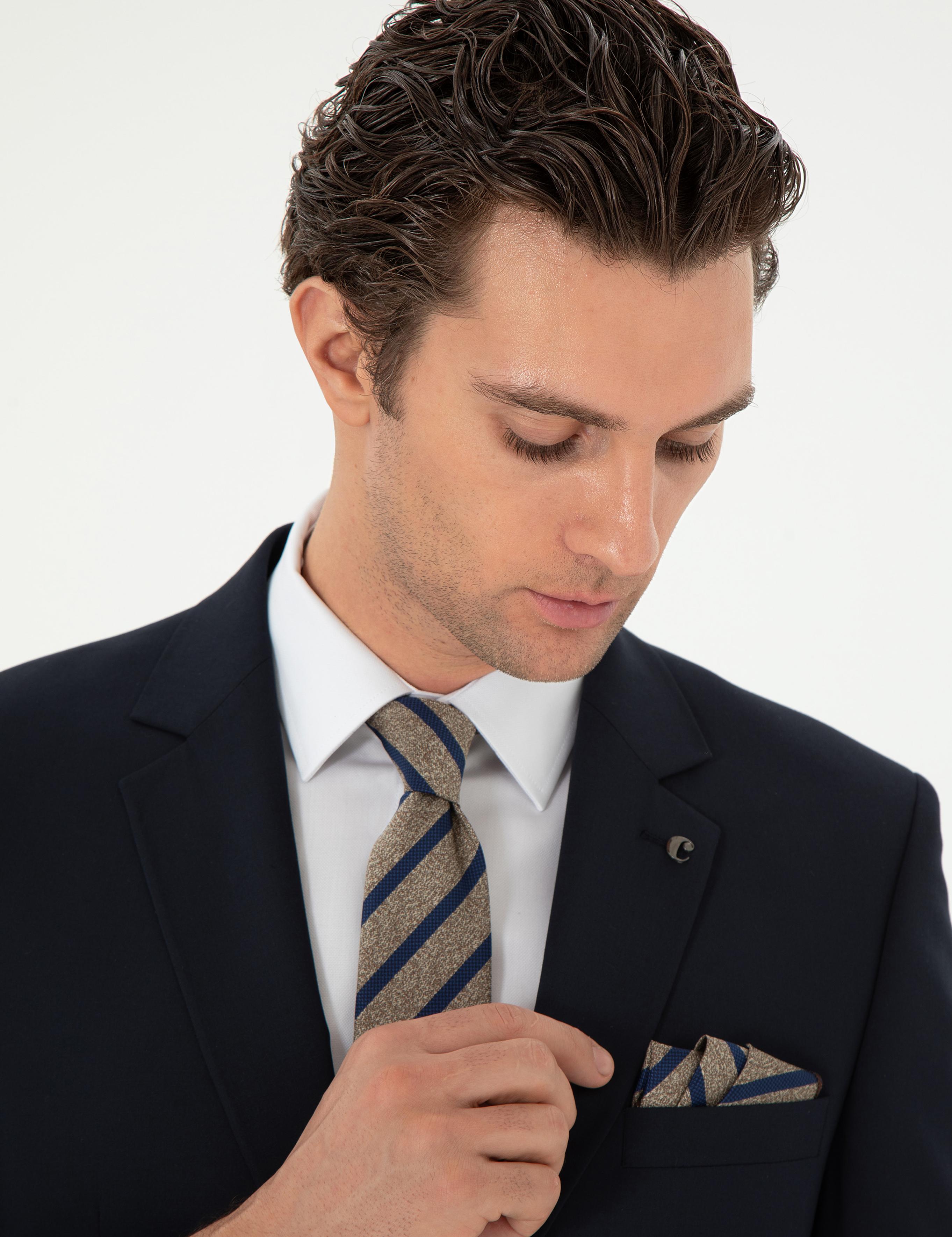 Koyu Lacivert Slim Fit Klasik Takım Elbise - 50310167104