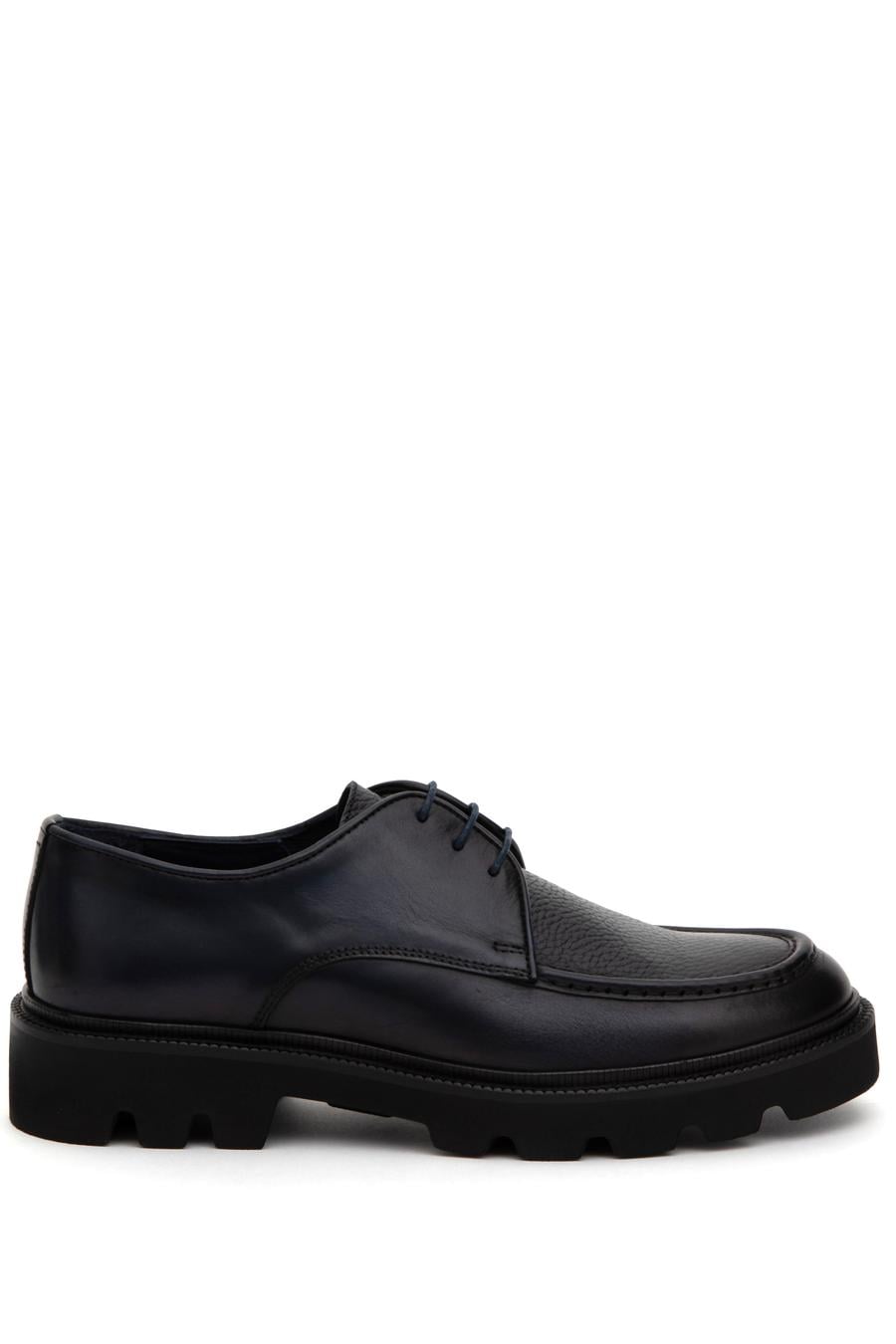 Lacivert Eva Taban %100 Deri Smart Casual Ayakkabı - 50295678013