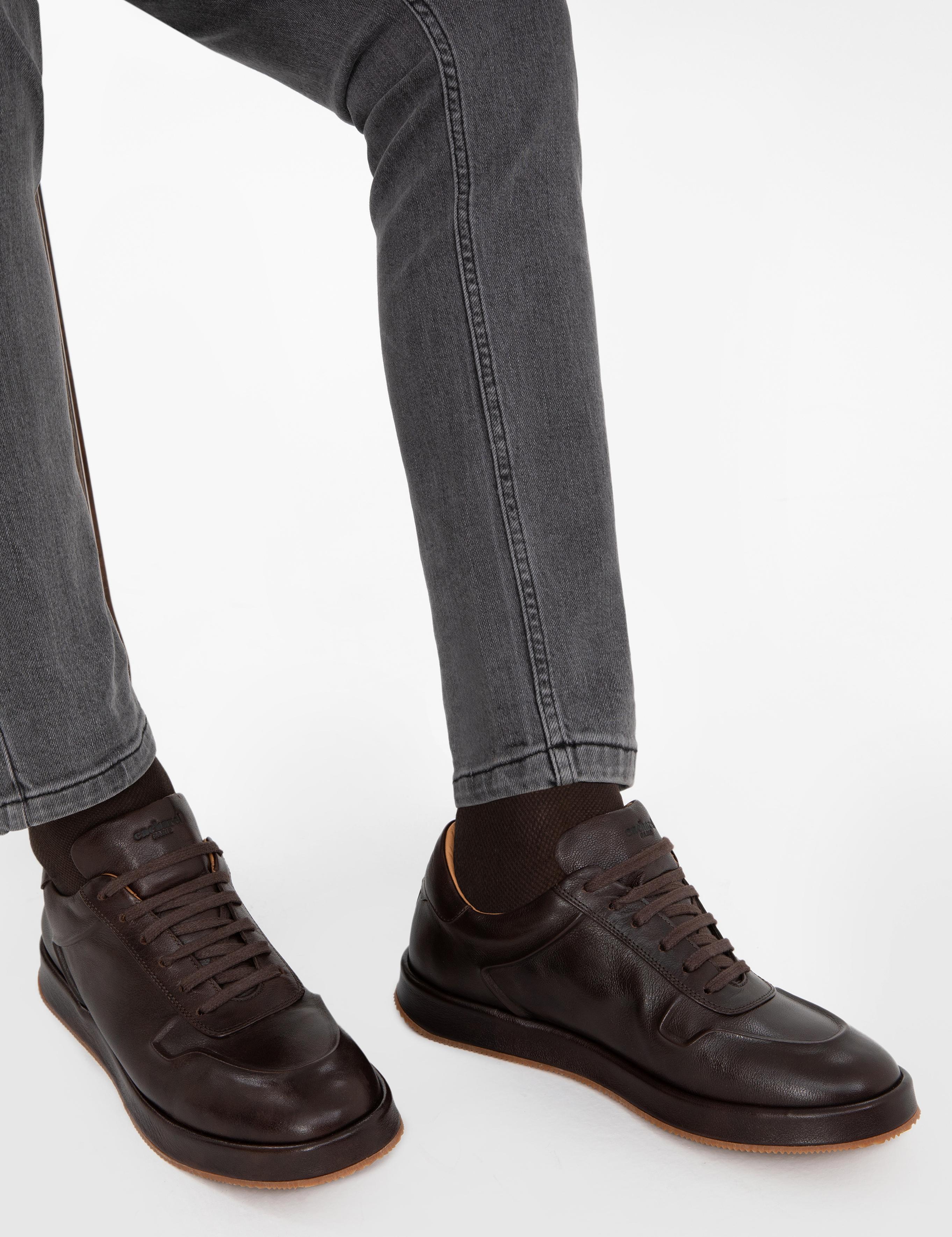 Kahverengi %100 Deri Casual Ayakkabı - 50295434004