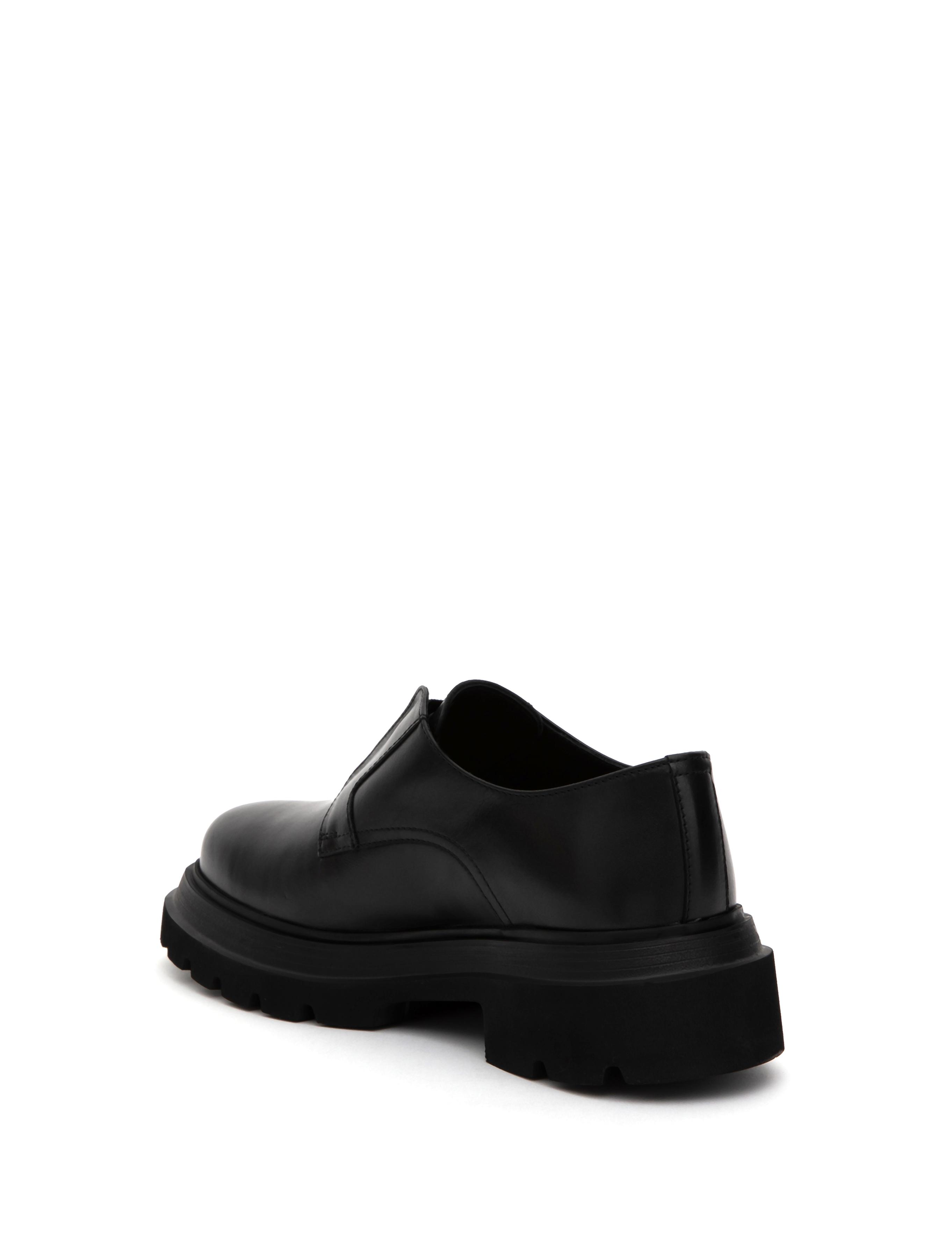 Siyah Eva Taban %100 Deri Smart Casual Ayakkabı - 50296198005
