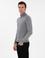 Füme Slim Fit Yün Karışımlı Yarım Balıkçı Yaka Basic Triko Kazak