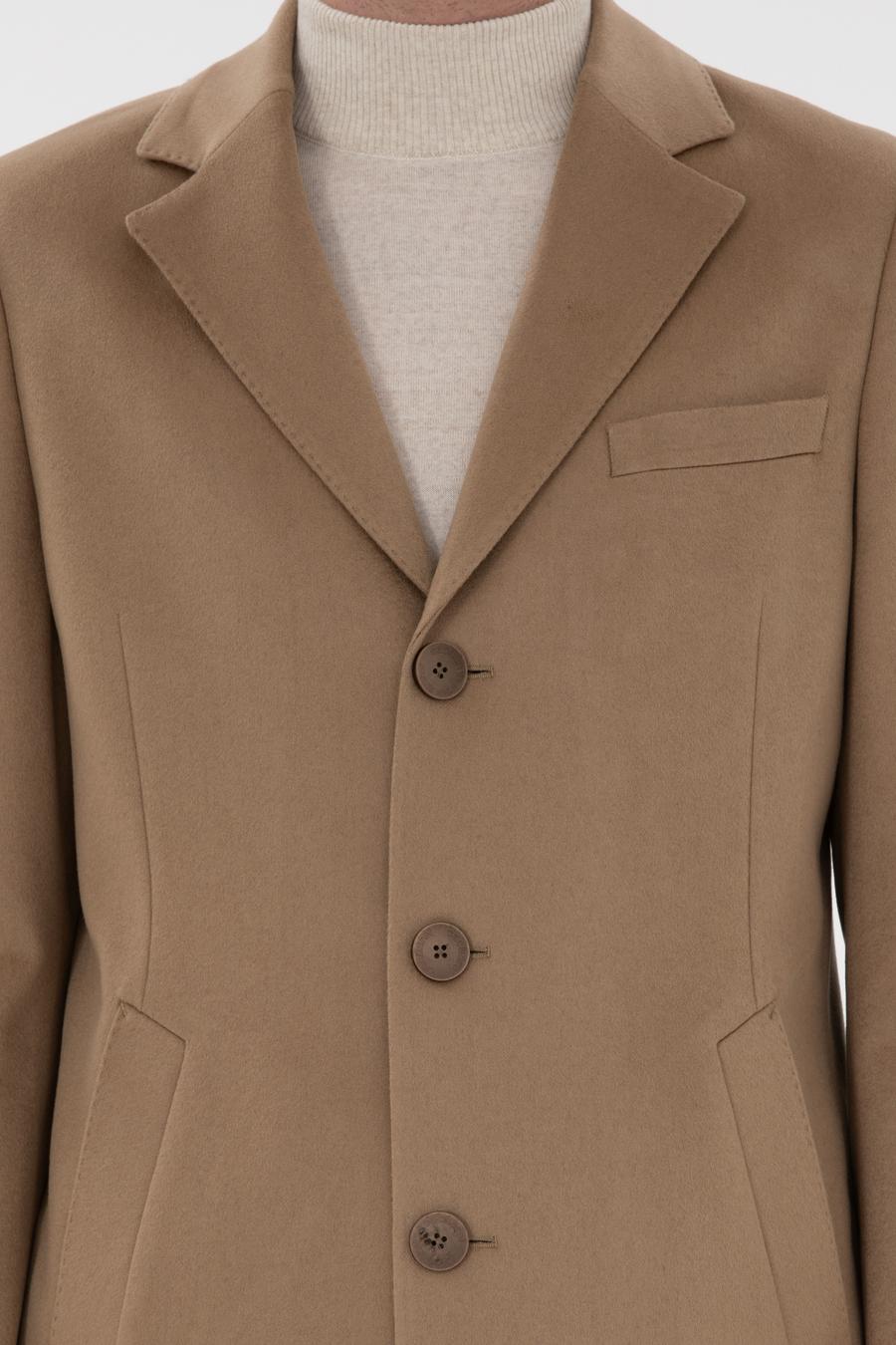 Camel Slim Fit Palto - 50293726013