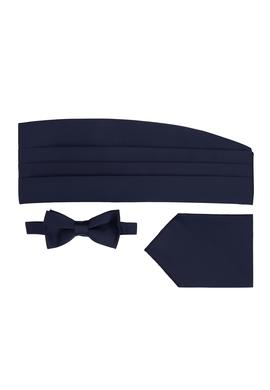 Lacivert Takımlı Papyon & Kuşak