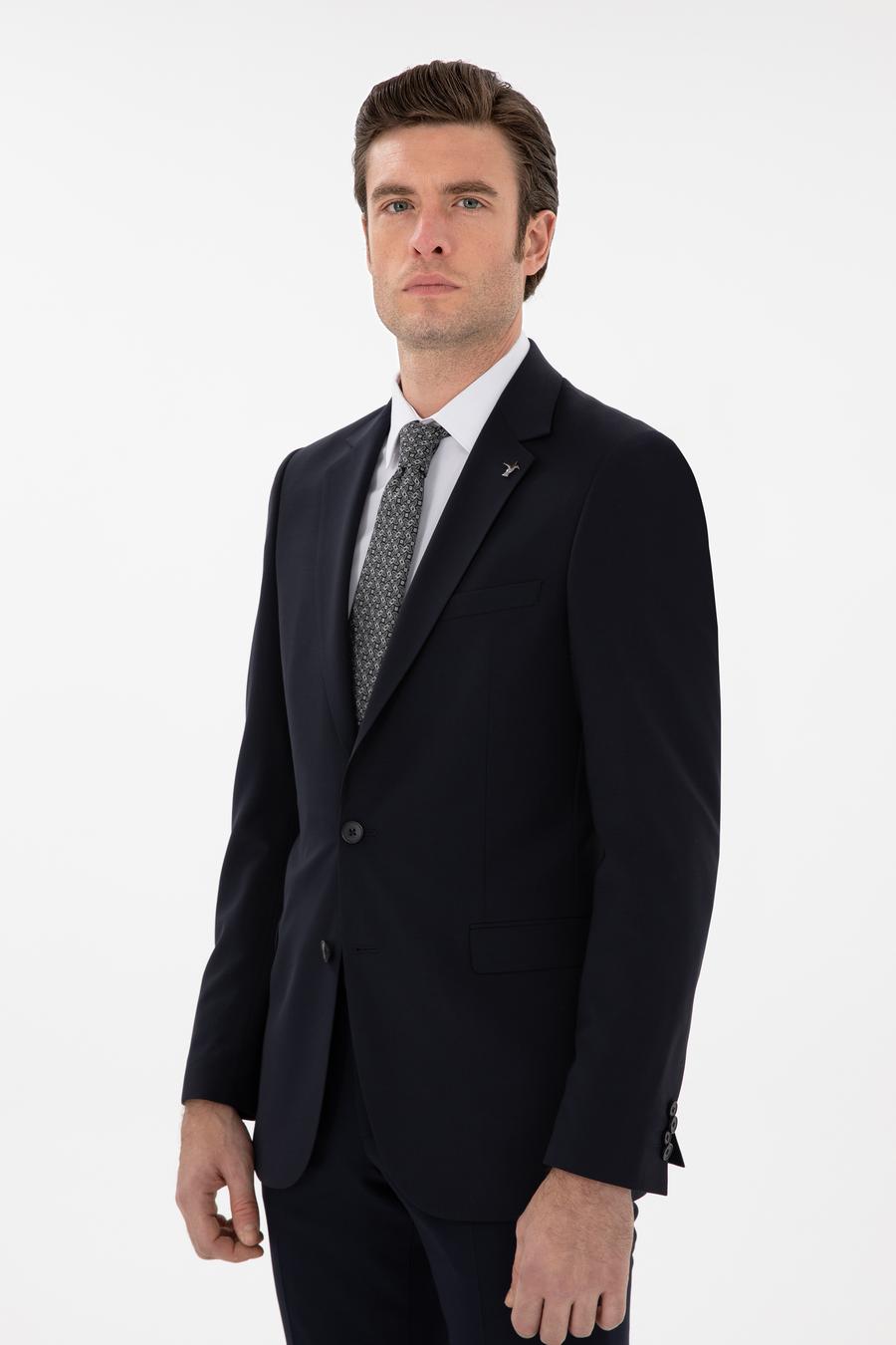 Lacivert Slim Fit Ceket - 50292529007
