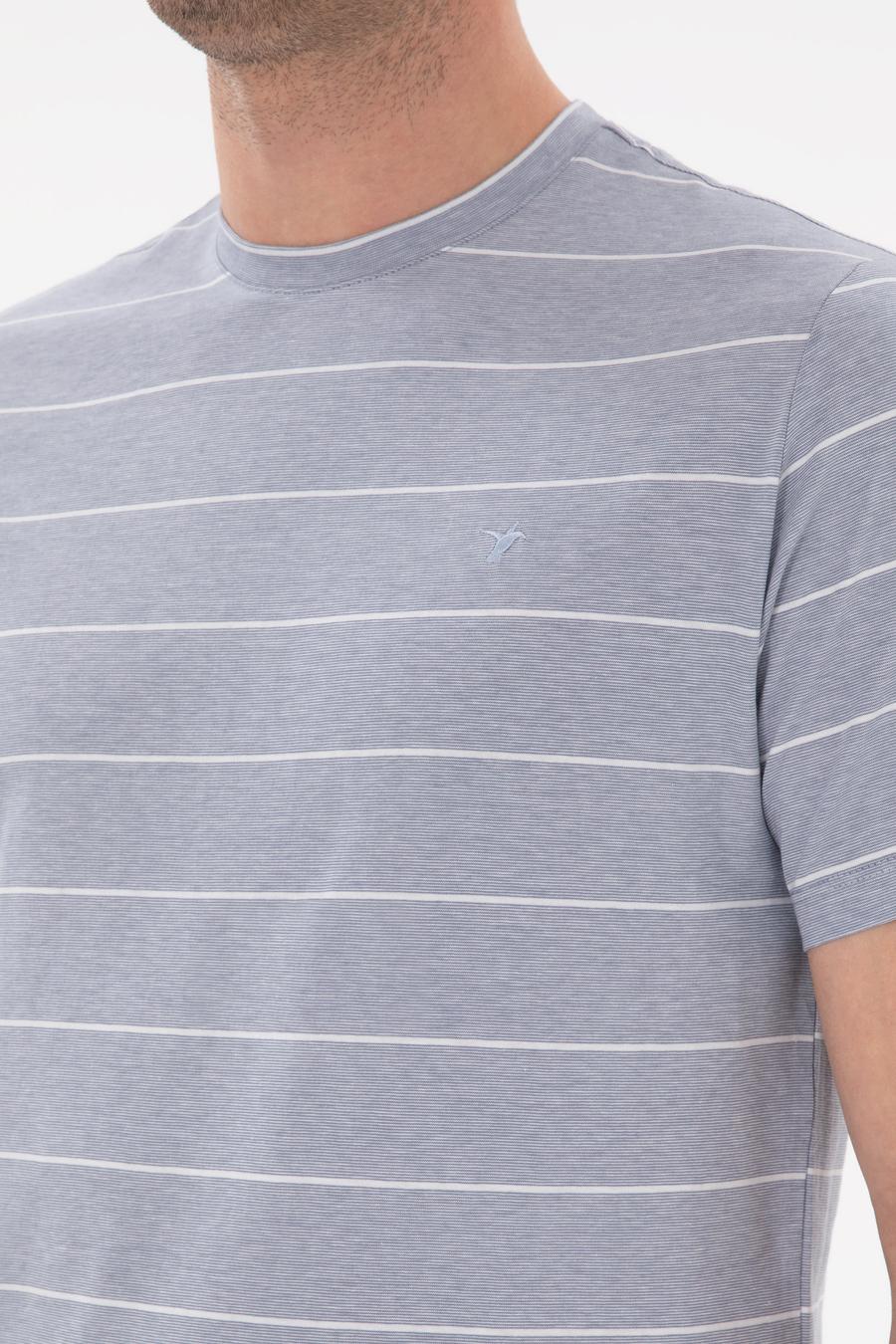Mavi Regular Fit Bisiklet Yaka Çizgili T-shirt - 50301352014
