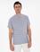 Mavi Regular Fit Bisiklet Yaka Çizgili T-shirt