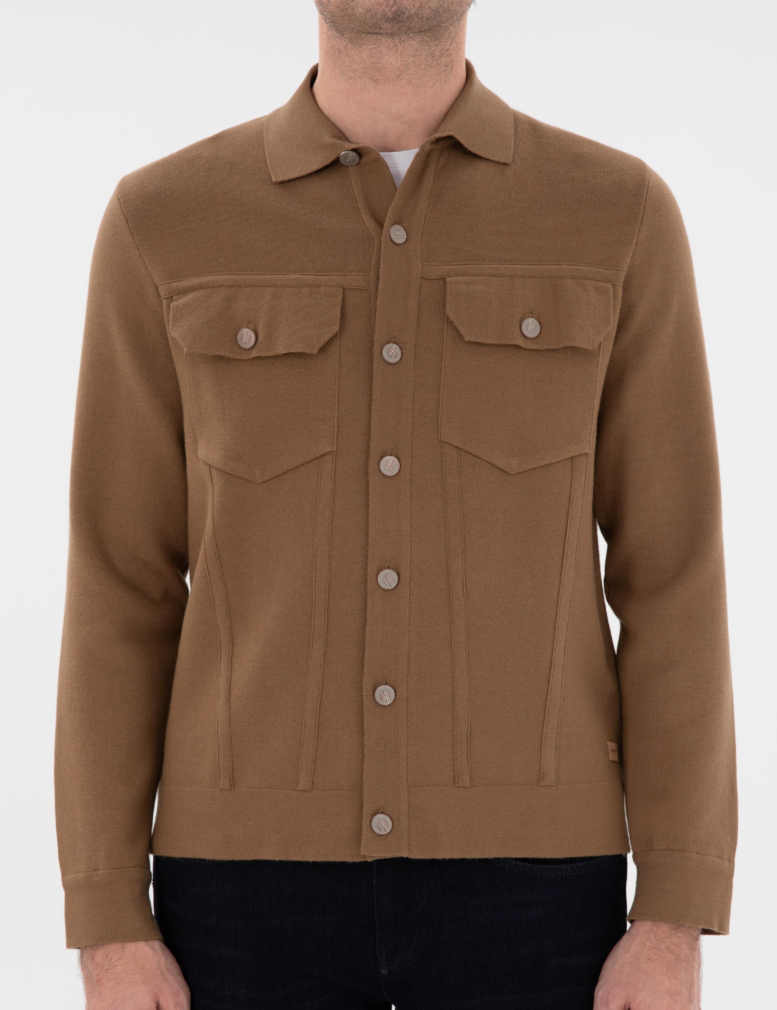 Camel Regular Fit Triko Hırka - 50291621013