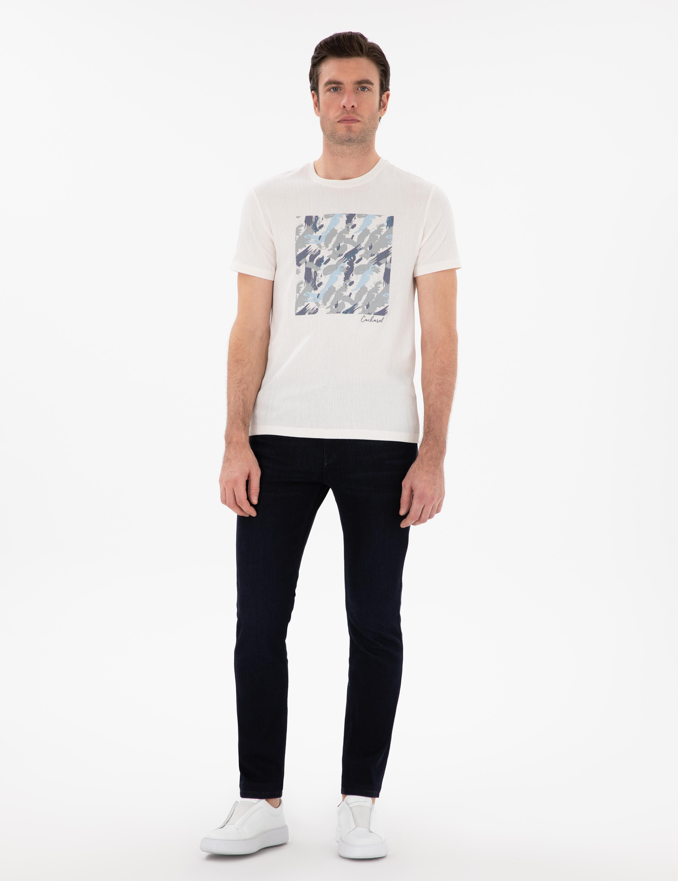 Lacivert Slim Fit Pamuk Karışımlı Jean Pantolon - 50305699017