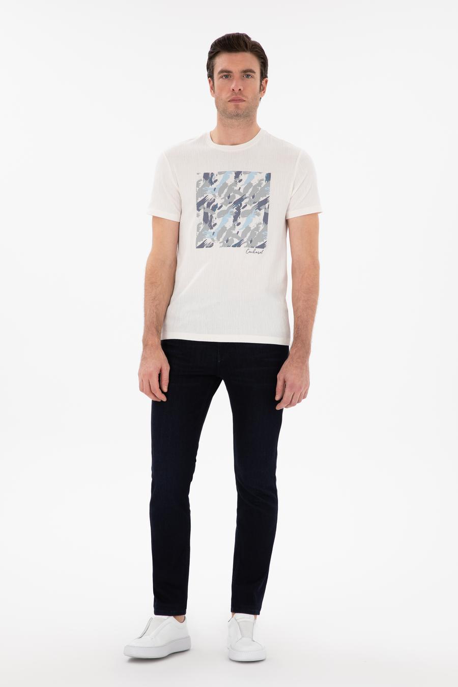 Lacivert Slim Fit Pamuk Karışımlı Jean Pantolon - 50305699017