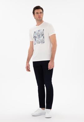 Lacivert Slim Fit Pamuk Karışımlı Jean Pantolon