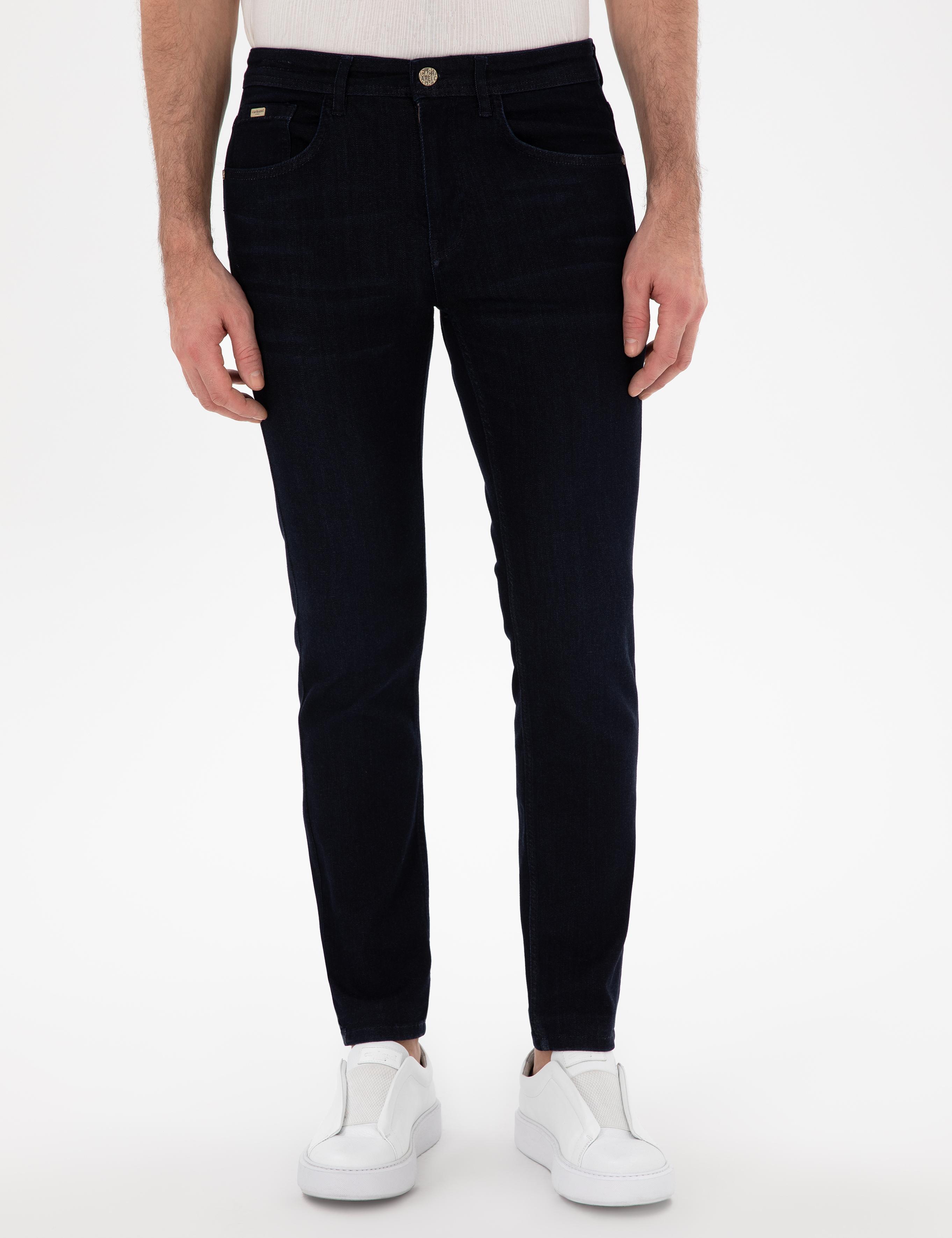 Lacivert Slim Fit Pamuk Karışımlı Jean Pantolon - 50305699017