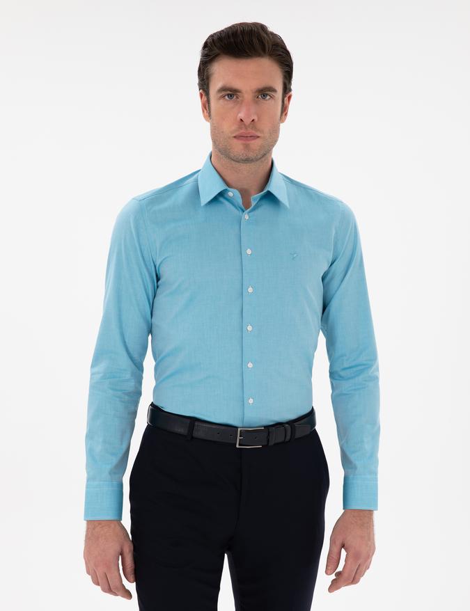 Aqua Slim Fit Pamuklu Oxford Gömlek