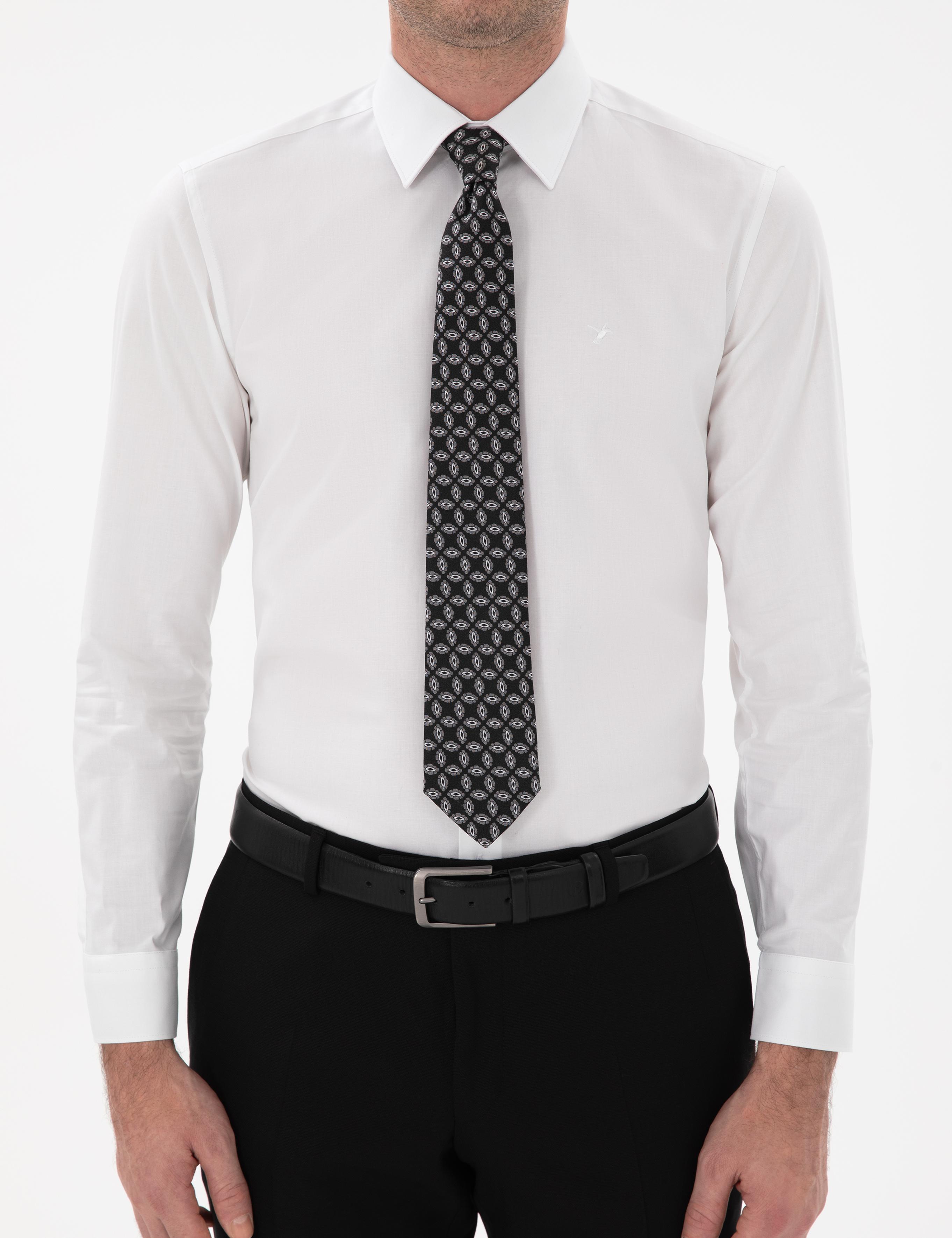 Beyaz Slim Fit Pamuklu Oxford Gömlek - 50304497215