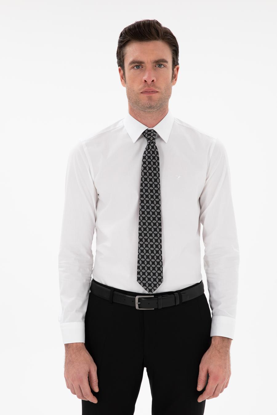 Beyaz Slim Fit Pamuklu Oxford Gömlek - 50304497215