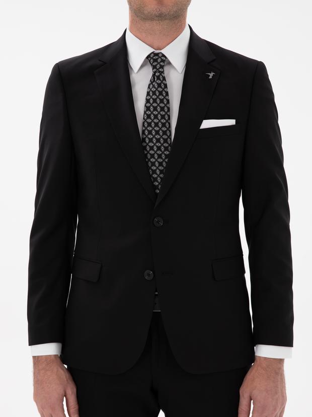 Siyah Slim Fit Ceket