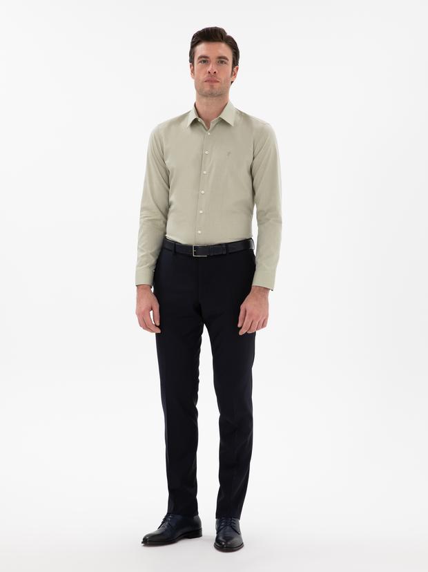 Lacivert Slim Fit Kumaş Pantolon