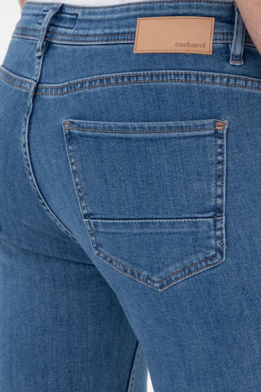Açık Mavi Slim Fit Pamuklu Esnek Jean Pantolon - 50309084097