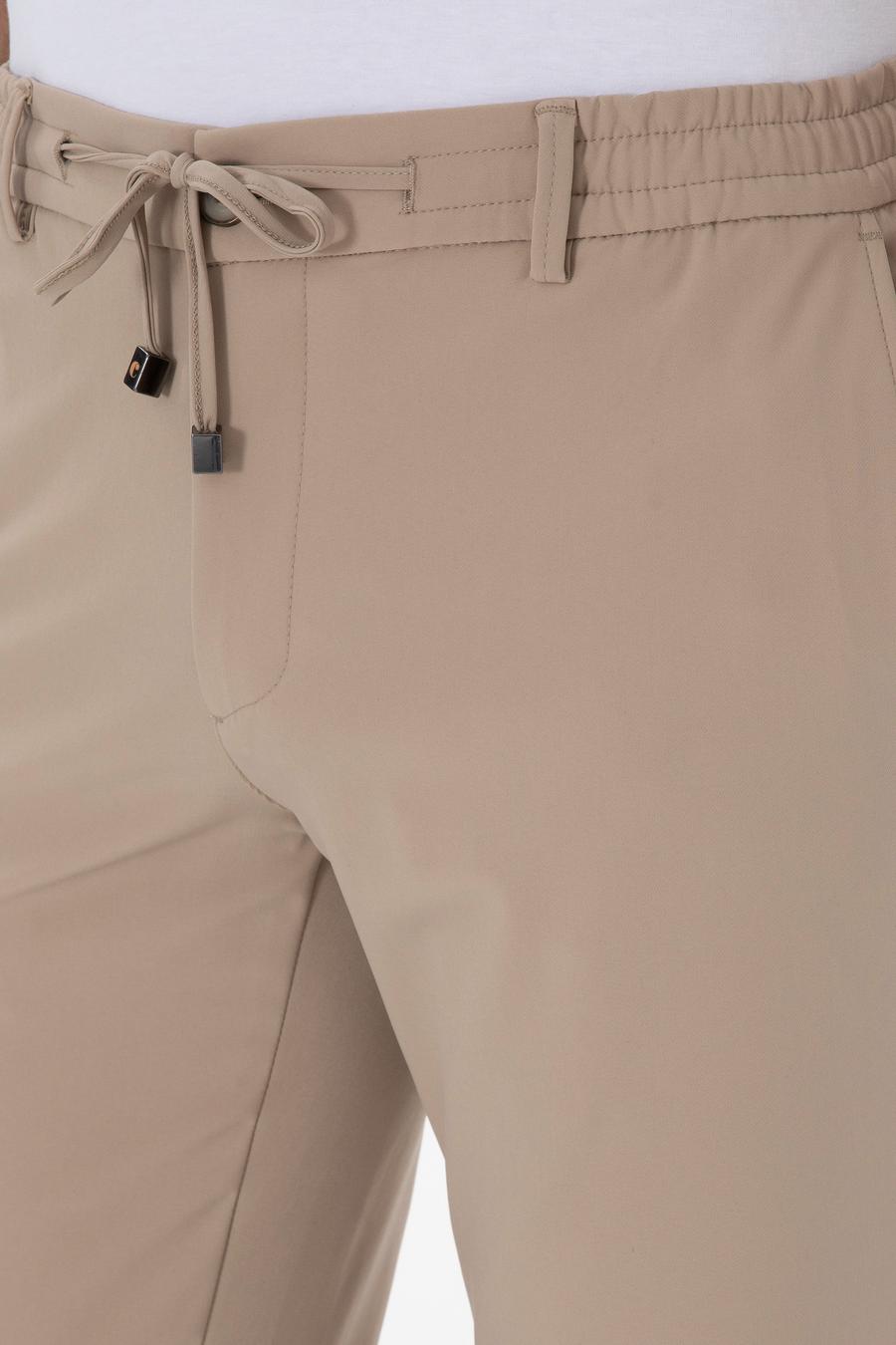 Vizon Slim Fit Beli Bağcıklı Esnek Klasik Pantolon - 50310507069
