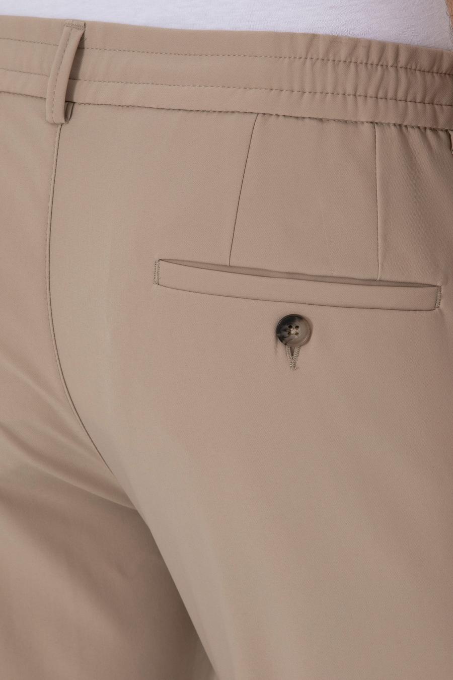 Vizon Slim Fit Beli Bağcıklı Esnek Klasik Pantolon - 50310507069