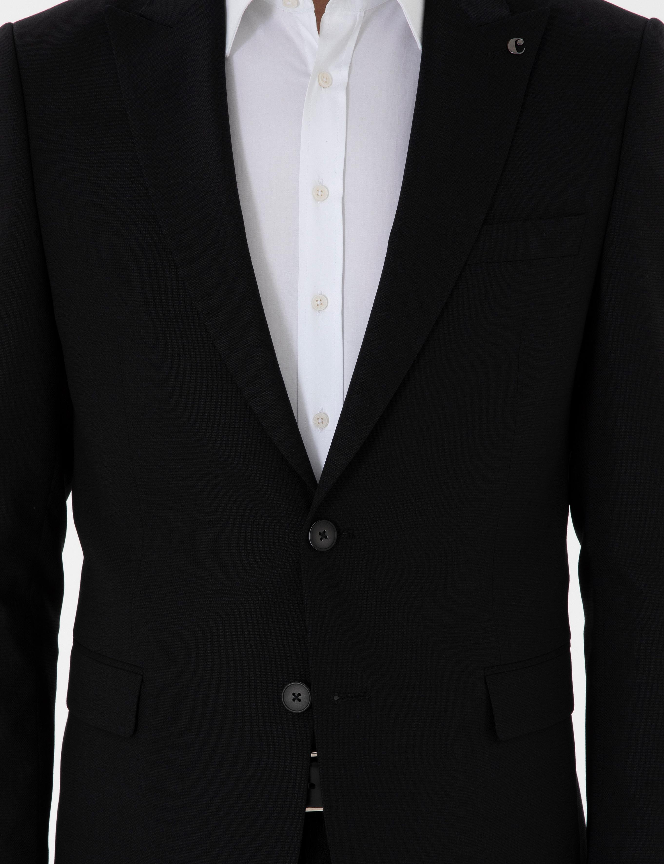 Siyah Slim Fit Ceket - 50313140008