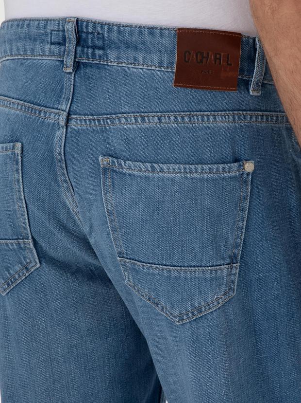 Mavi Slim Fit Pamuk Karışımlı Jean Pantolon
