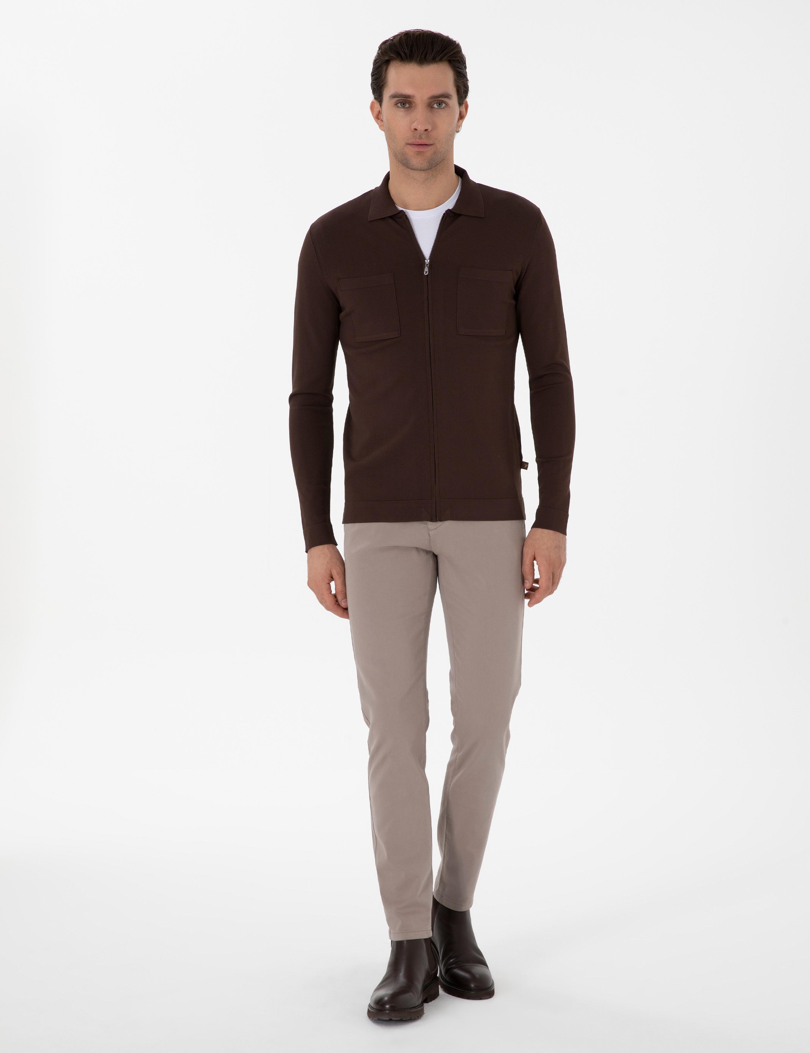 Vizon Slim Fit Kanvas Pantolon - 50311593223