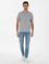 Açık Mavi Slim Fit Pamuk Karışımlı Jean Pantolon
