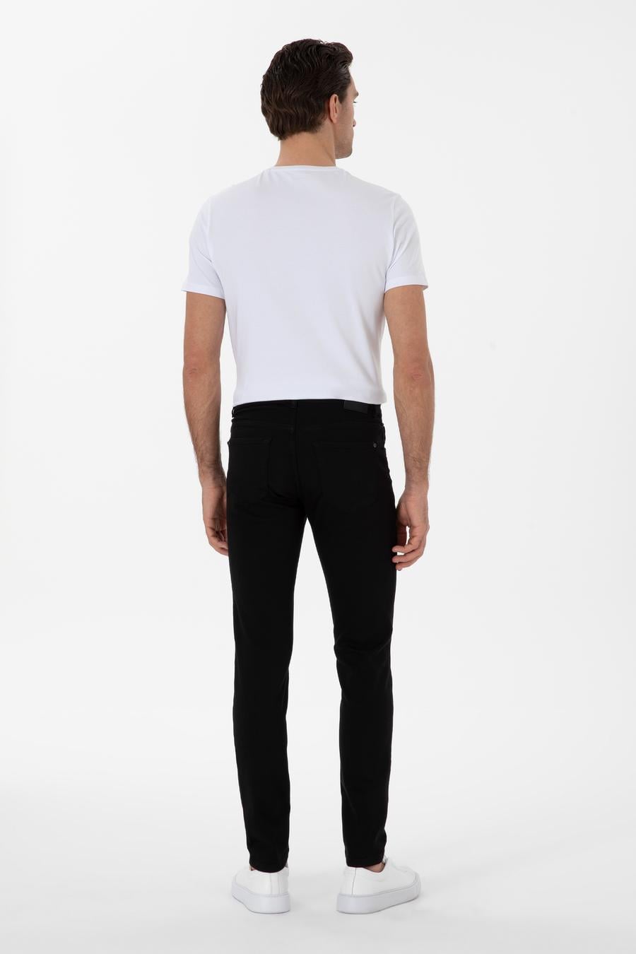 Siyah Slim Fit Pamuk Karışımlı Jean Pantolon - 50304088022