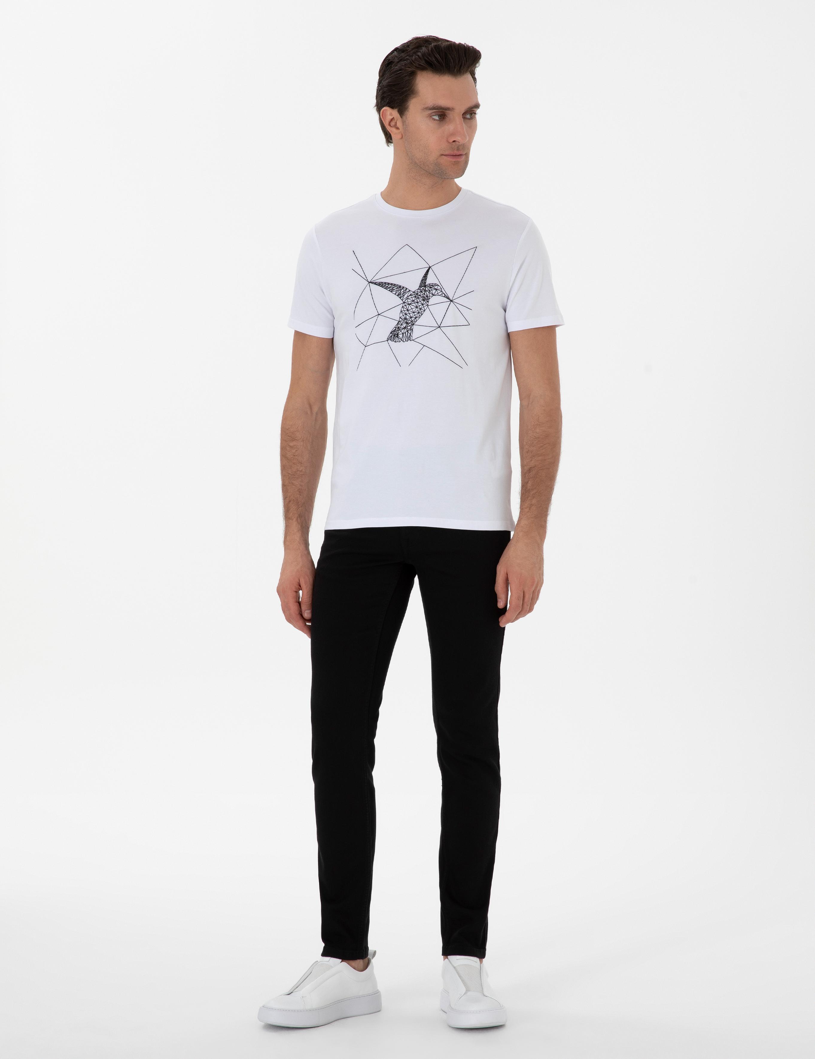 Siyah Slim Fit Pamuk Karışımlı Jean Pantolon - 50304088022