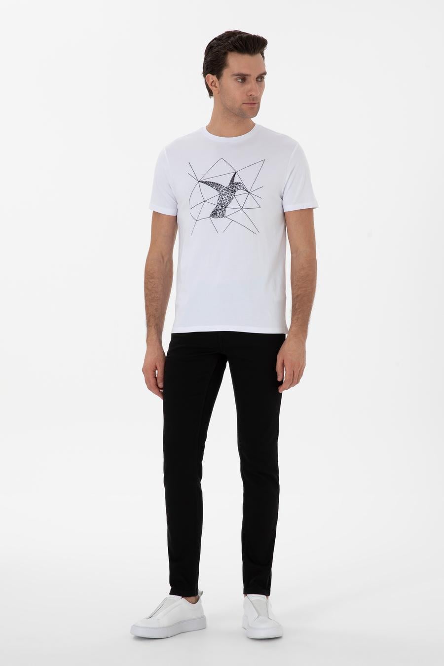 Siyah Slim Fit Pamuk Karışımlı Jean Pantolon - 50304088022