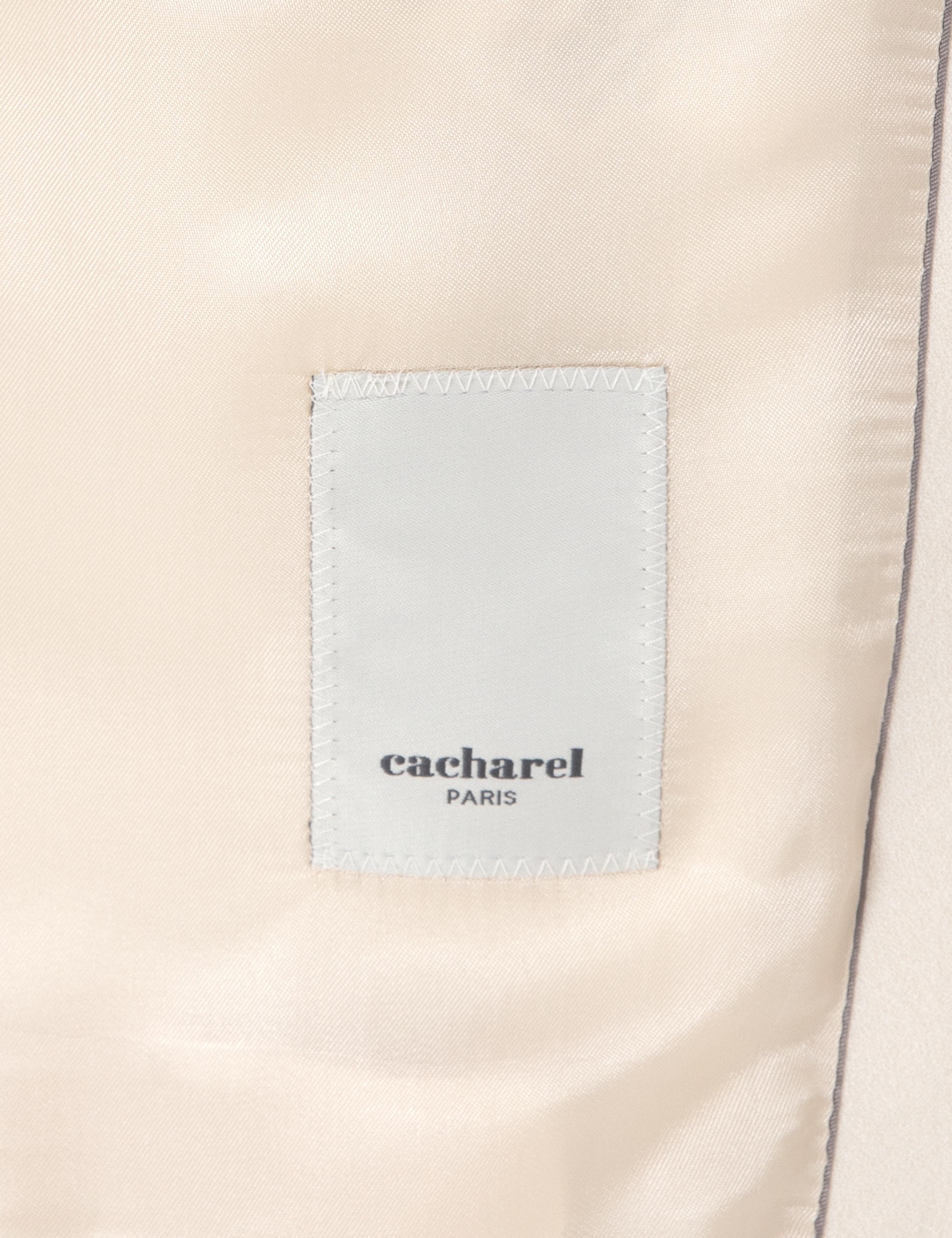 Ekru Slim Fit Şal Yaka Smokin Damatlık - 50306126041