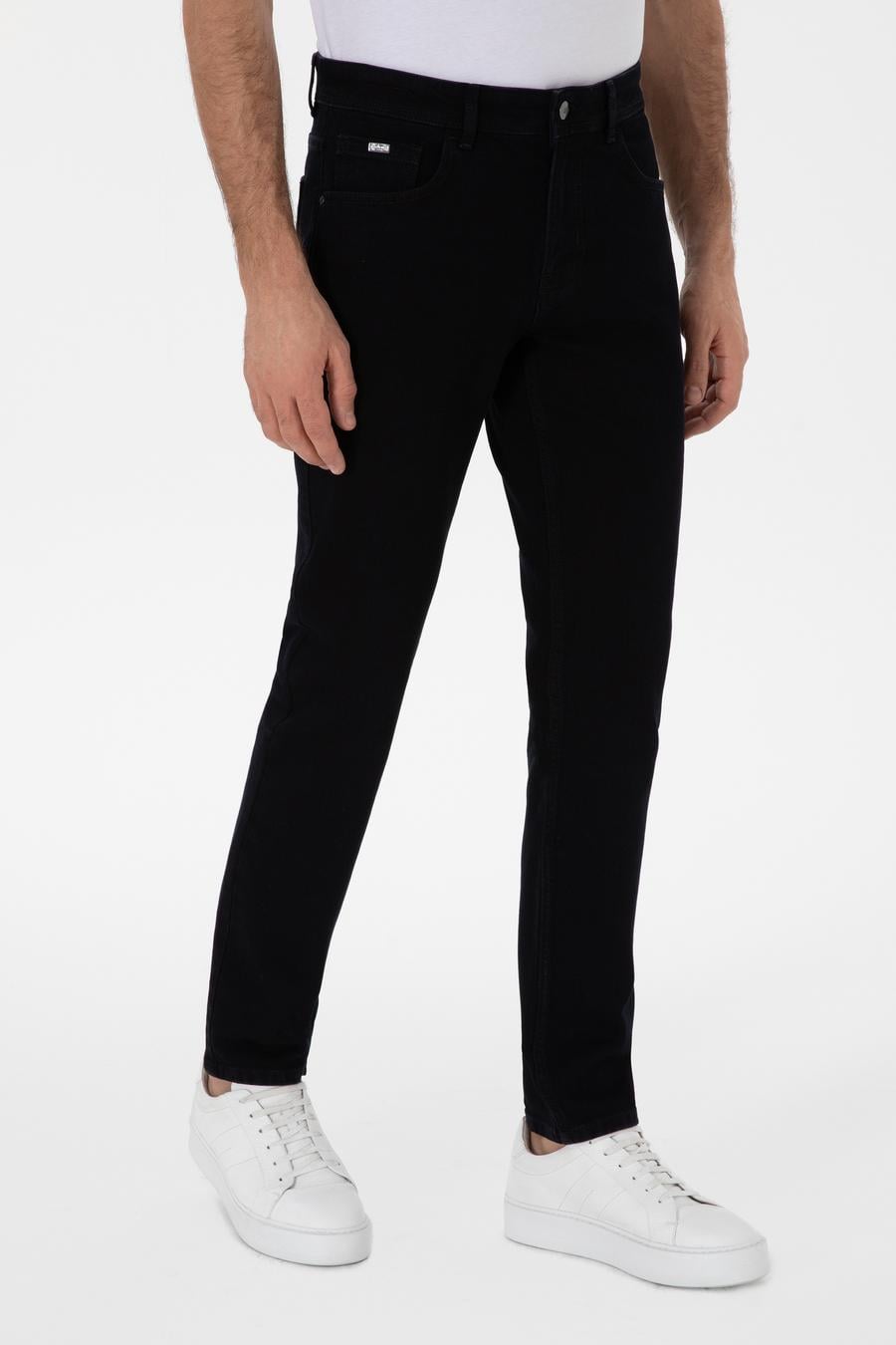 Siyah Slim Fit Pamuk Karışımlı Jean Pantolon - 50310510027