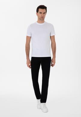 Siyah Slim Fit Pamuk Karışımlı Jean Pantolon
