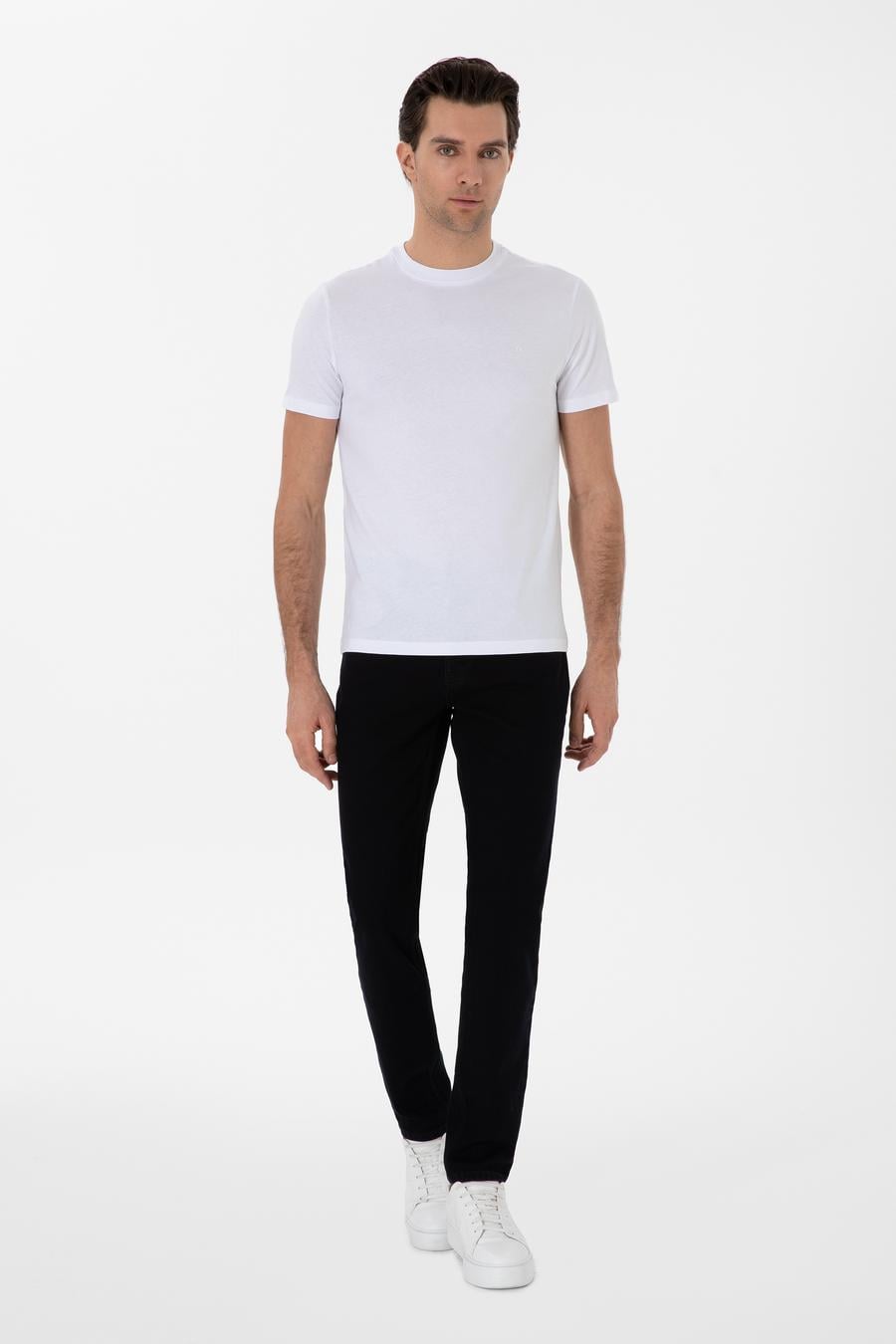 Siyah Slim Fit Pamuk Karışımlı Jean Pantolon - 50310510027