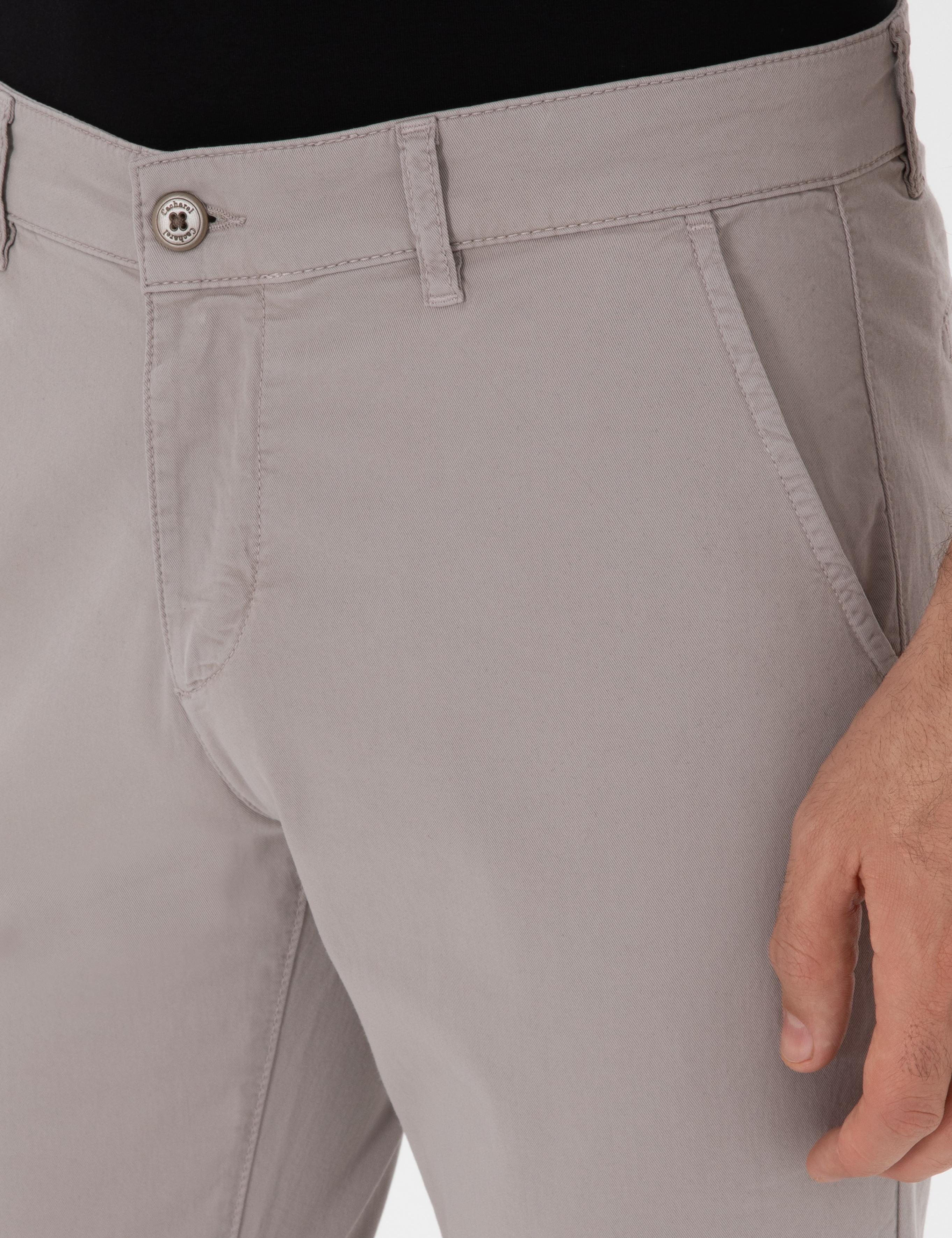 Vizon Slim Fit Pamuk Karışımlı Kanvas Pantolon - 50312177213