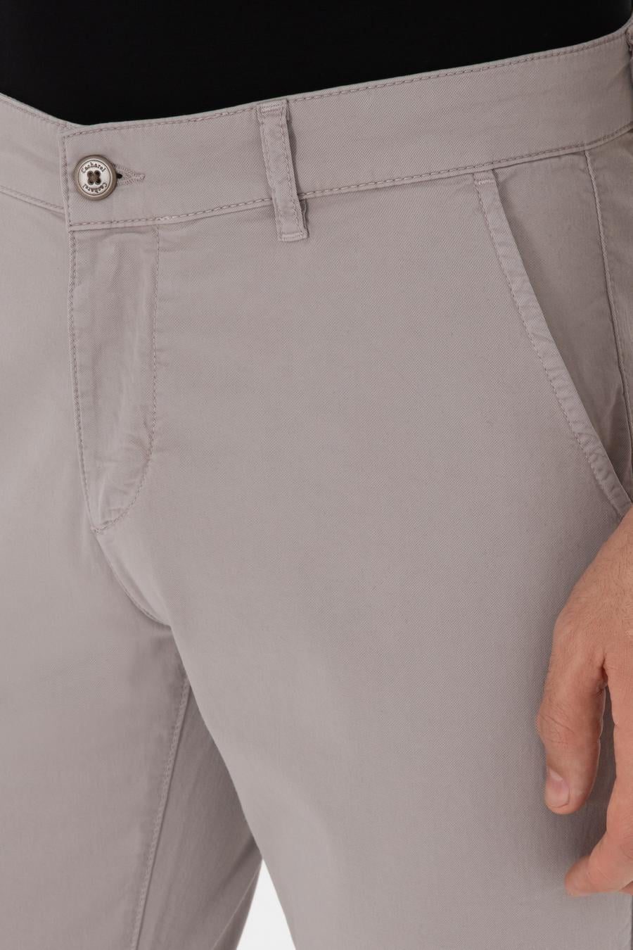 Vizon Slim Fit Pamuk Karışımlı Kanvas Pantolon - 50312177213