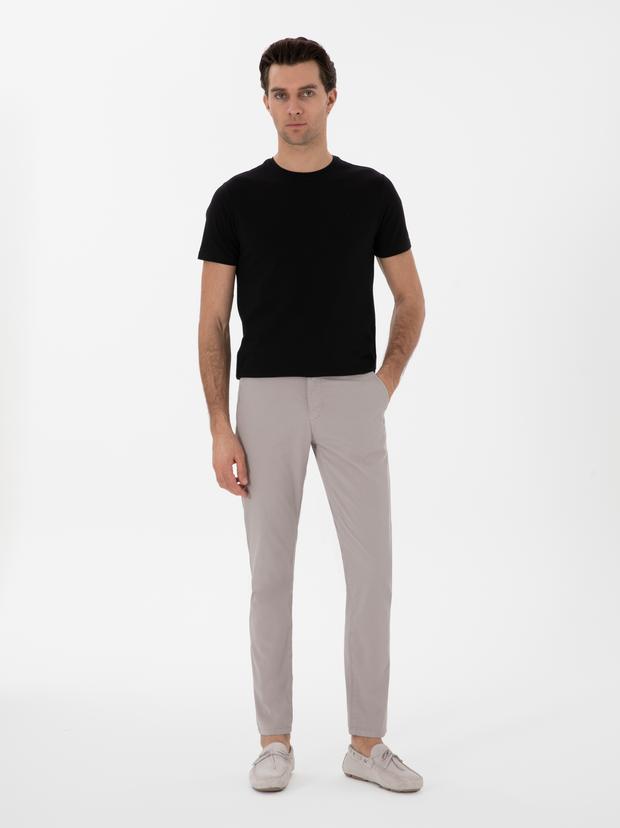 Vizon Slim Fit Pamuk Karışımlı Kanvas Pantolon