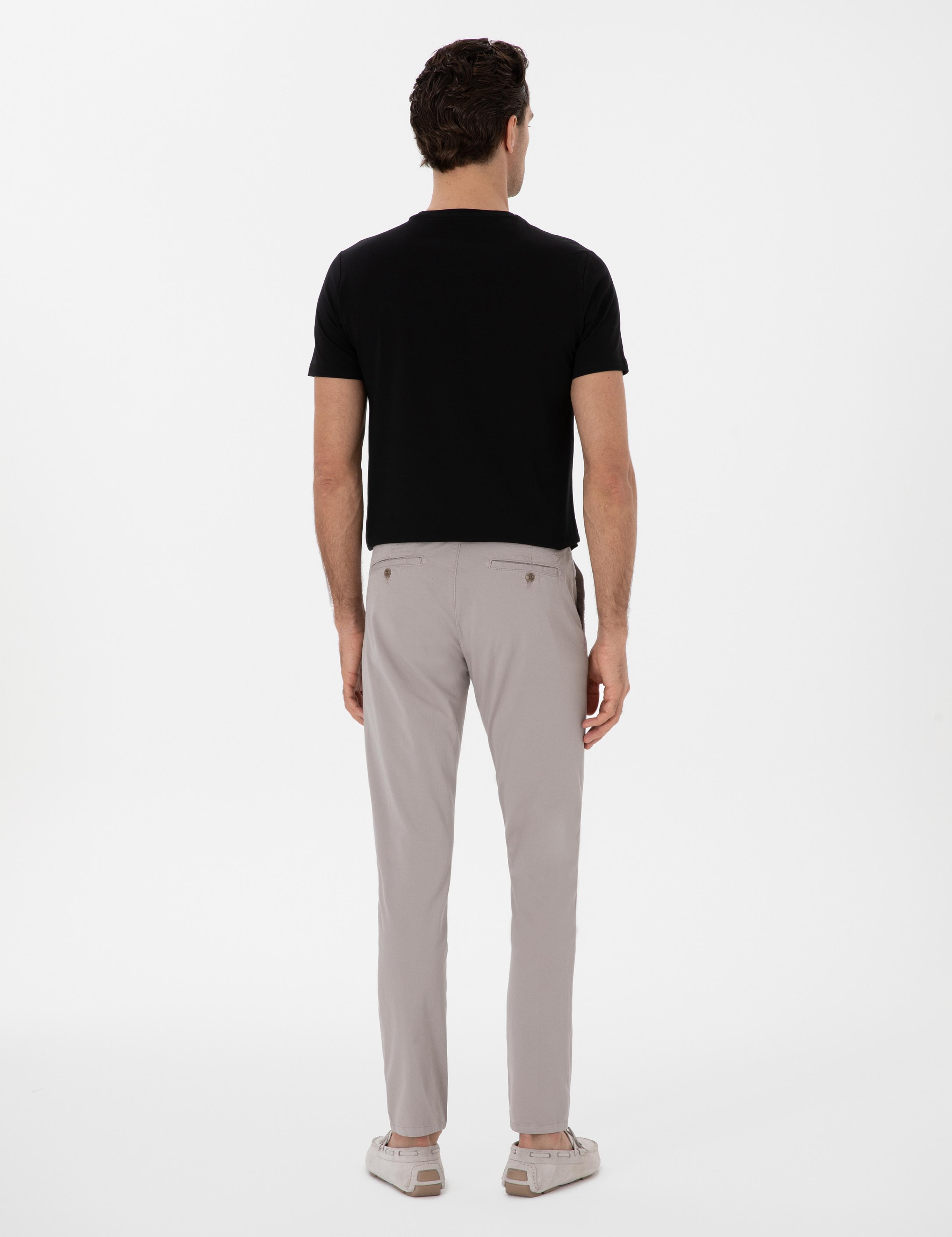 Vizon Slim Fit Pamuk Karışımlı Kanvas Pantolon - 50312177213