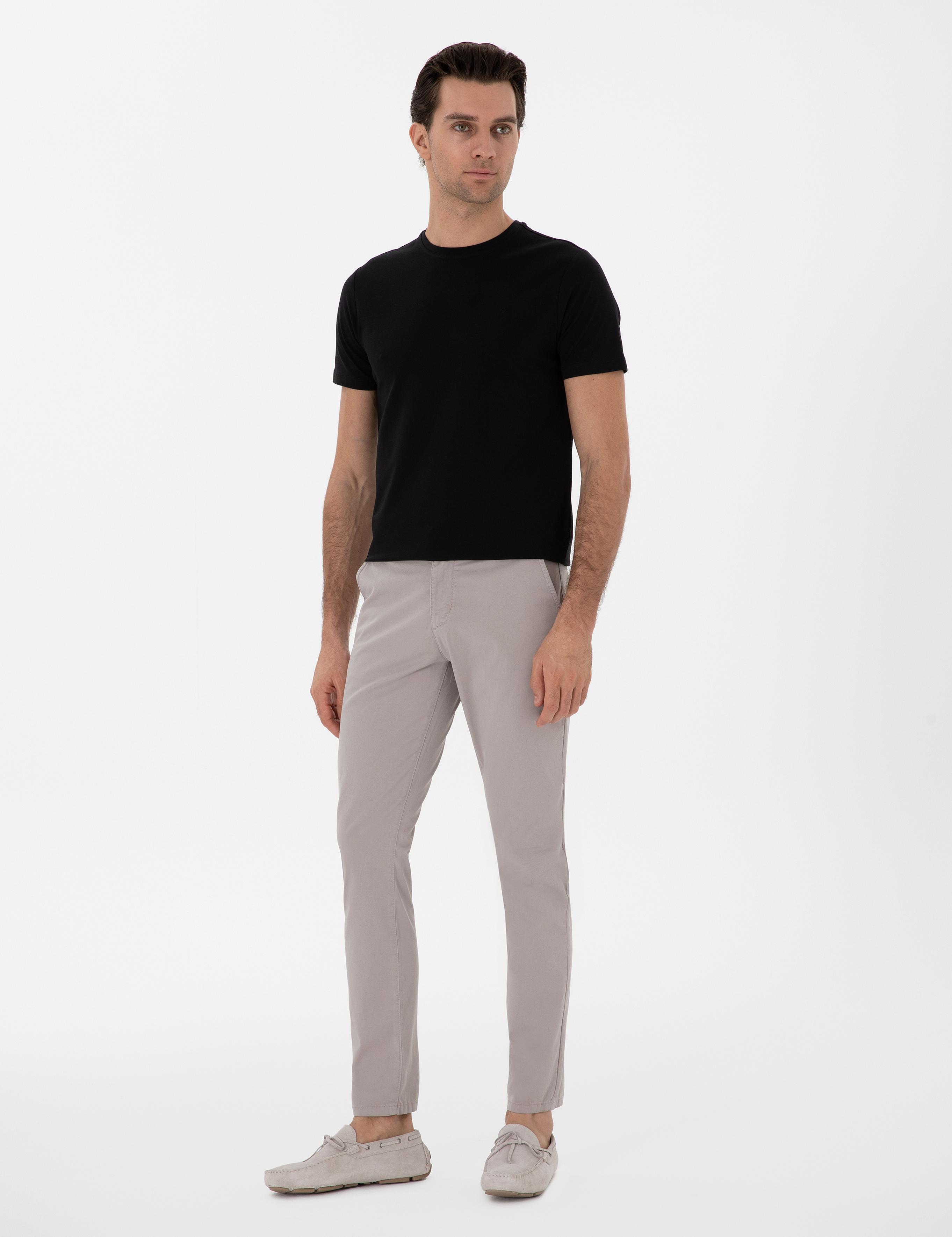 Vizon Slim Fit Pamuk Karışımlı Kanvas Pantolon - 50312177213