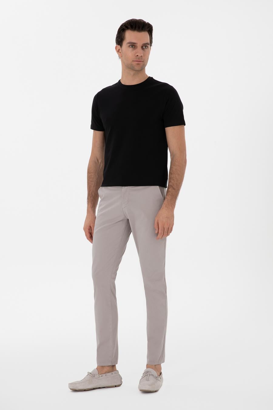 Vizon Slim Fit Pamuk Karışımlı Kanvas Pantolon - 50312177213
