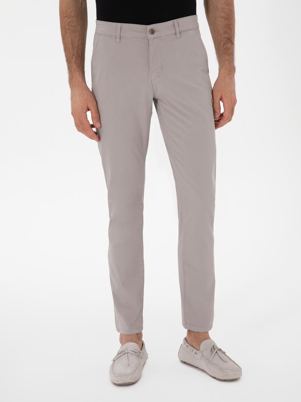 Vizon Slim Fit Pamuk Karışımlı Kanvas Pantolon
