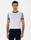 Beyaz Slim Fit Bisiklet Yaka Triko T-shirt